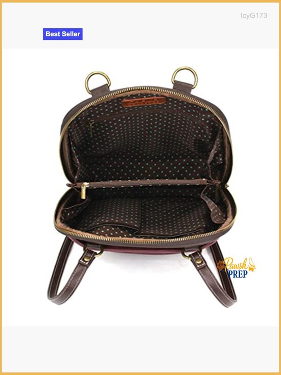 Convertible Faux Leather Backpack Purse - Adjustable Strap main image 6
